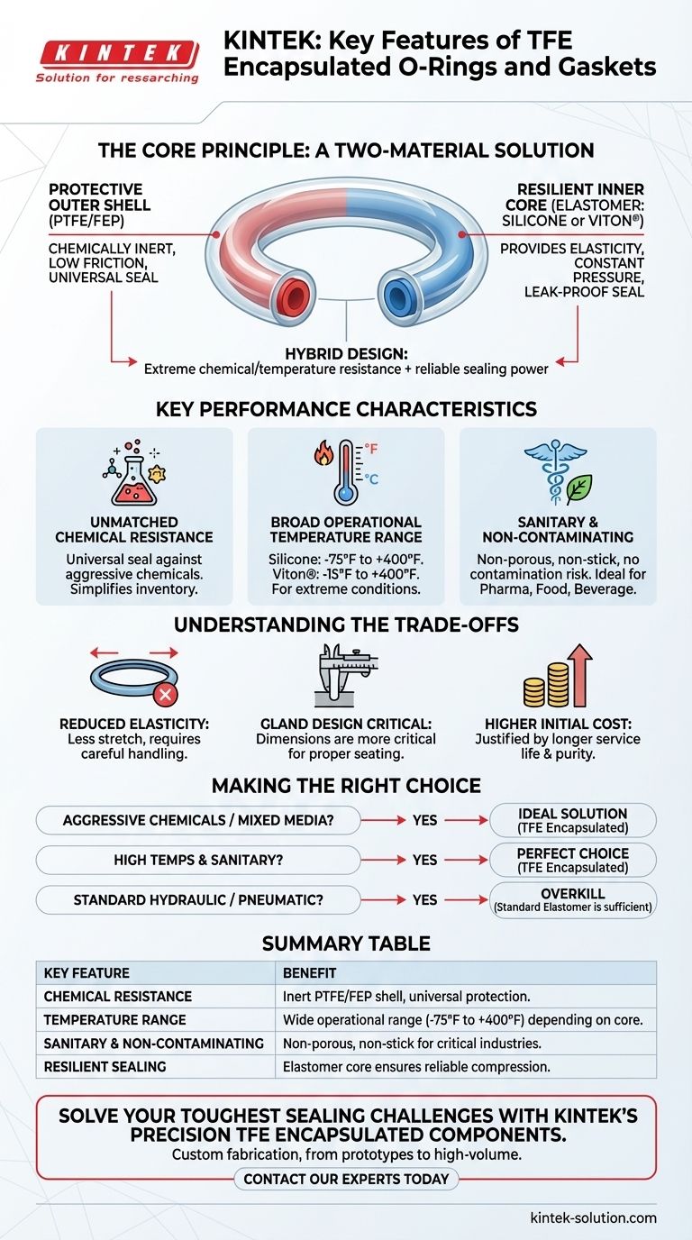 TFE 캡슐형 O-링 및 개스킷의 주요 특징은 무엇입니까? 까다로운 환경에서 우수한 밀봉 성능 달성 시각적 가이드