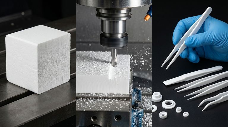 Как обрабатывать ПТФЭ для изготовления деталей? Руководство по формованию и механической обработке высокопроизводительных компонентов