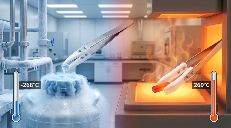 PTFE의 온도 특성은 무엇인가요? -268°C부터 260°C까지, 극한의 열 안정성 가이드