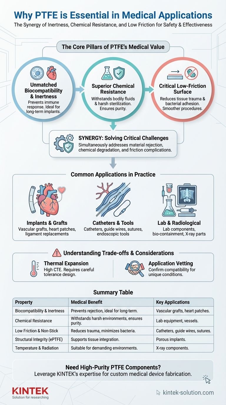PTFE가 의료 분야에 사용되는 이유는 무엇입니까? 생체 적합성 및 저마찰 장치의 핵심 시각적 가이드