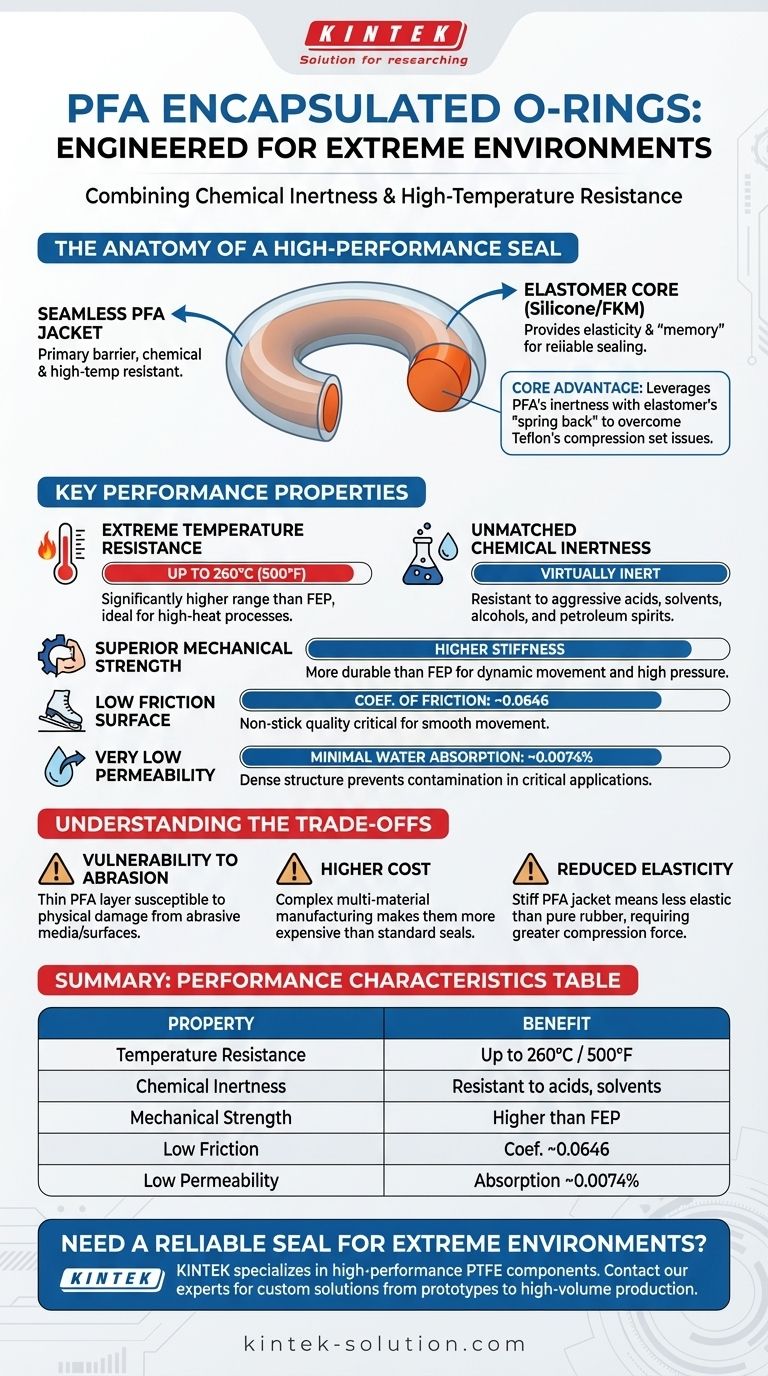 테프론 PFA 캡슐화 O-링의 특성은 무엇입니까? 극한 환경에서 뛰어난 밀봉 성능 달성 시각적 가이드