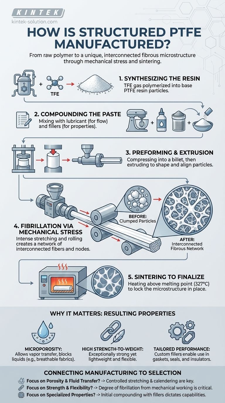 구조화된 PTFE는 어떻게 제조됩니까? 고성능 PTFE 부품 뒤에 숨겨진 공정 시각적 가이드
