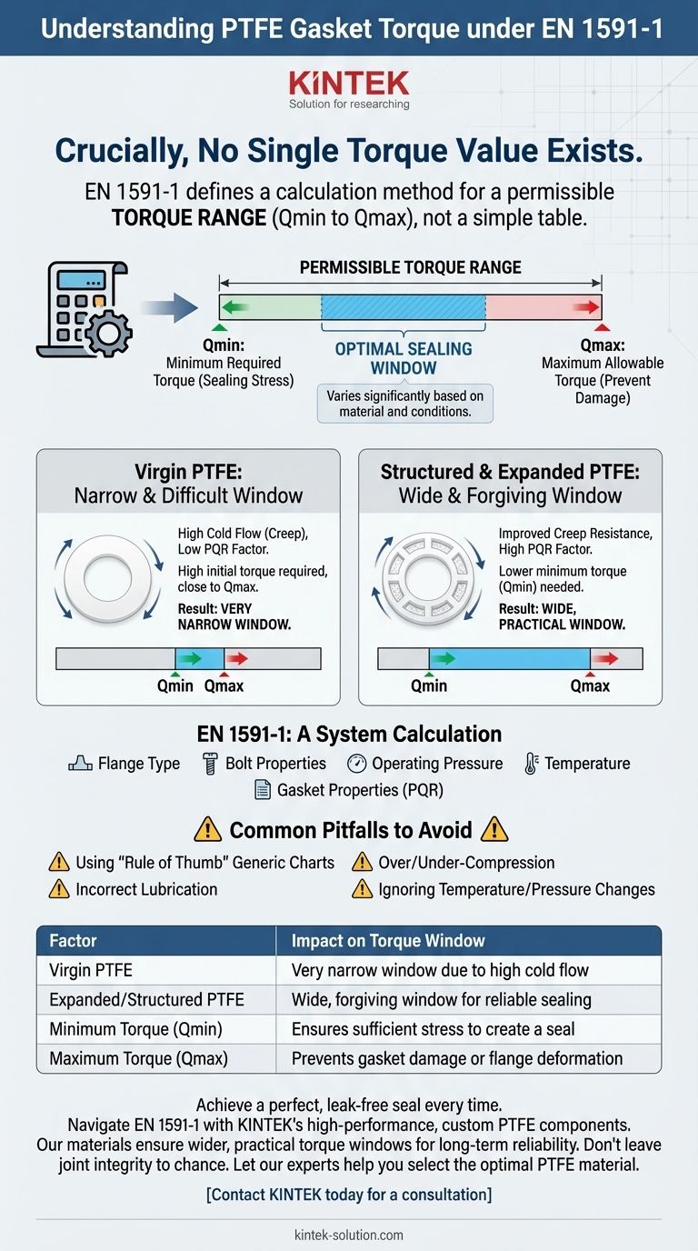 EN 1591-1에 따른 PTFE 개스킷의 토크 요구 사항은 무엇입니까? 안정적인 밀봉을 위한 가이드 시각적 가이드