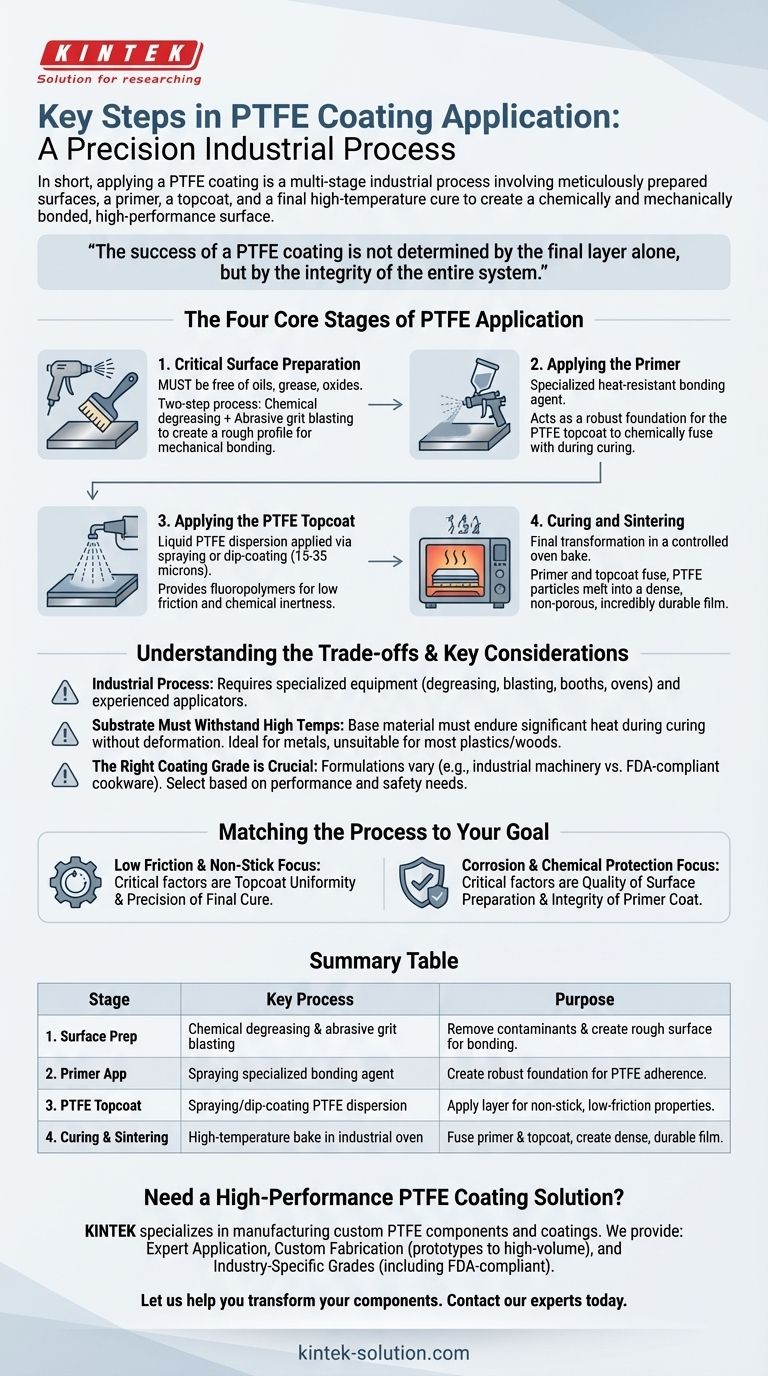 PTFE 코팅 적용의 주요 단계는 무엇입니까? 중요한 4단계 공정에 대한 안내 시각적 가이드