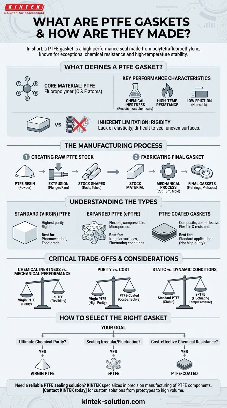 What are PTFE gaskets and how are they made? A Guide to High-Performance Sealing Solutions Visual Guide