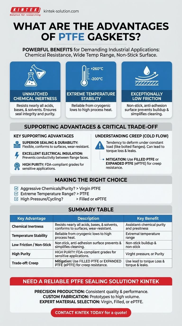 PTFE 개스킷의 장점은 무엇입니까? 극한의 화학 및 열 환경을 위한 탁월한 밀봉 시각적 가이드