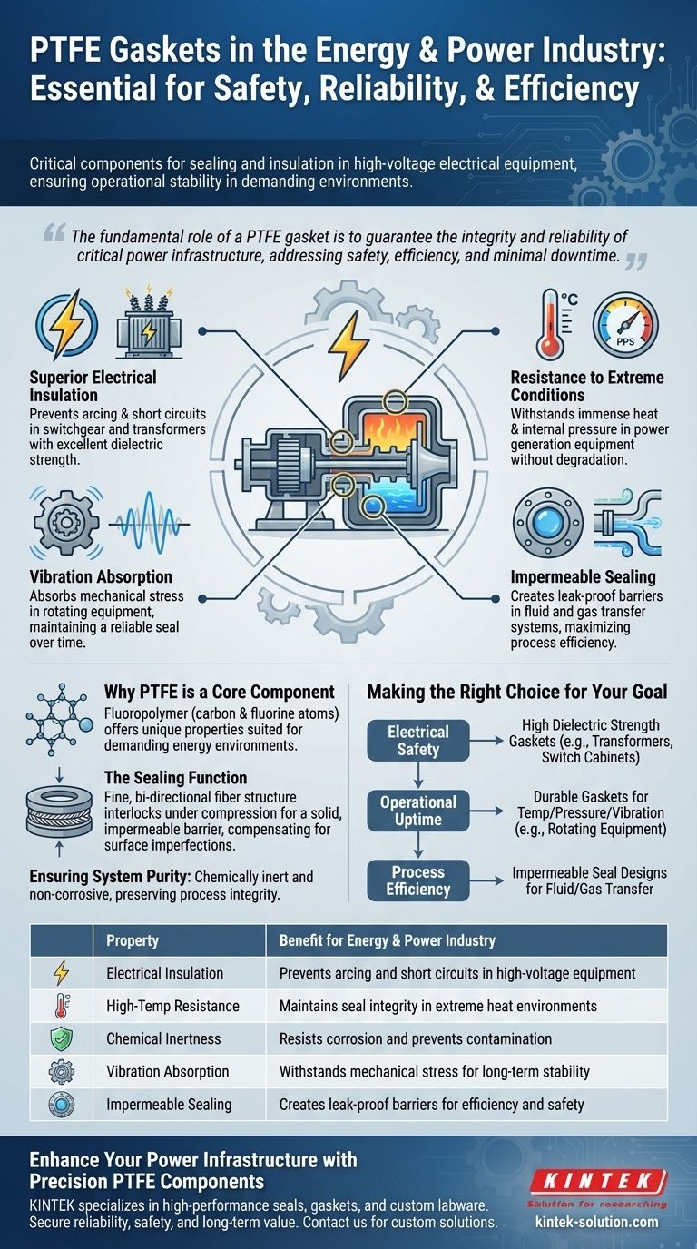 PTFE 개스킷은 에너지 및 전력 산업에서 어떤 역할을 합니까? 중요 인프라의 안전 및 신뢰성 보장 시각적 가이드