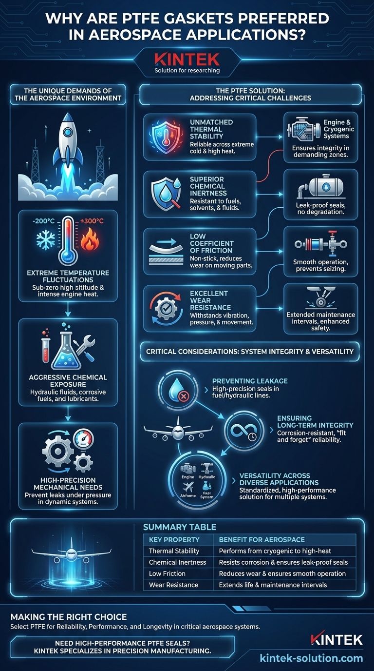 항공우주 분야에서 PTFE 개스킷이 선호되는 이유는 무엇일까요? 극한 조건에서의 신뢰성 보장 시각적 가이드