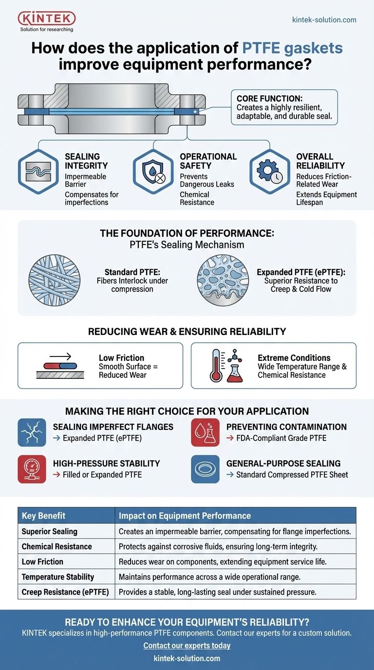 PTFE 개스킷 적용이 장비 성능을 어떻게 향상시킵니까? 씰링 무결성 및 신뢰성 향상 시각적 가이드