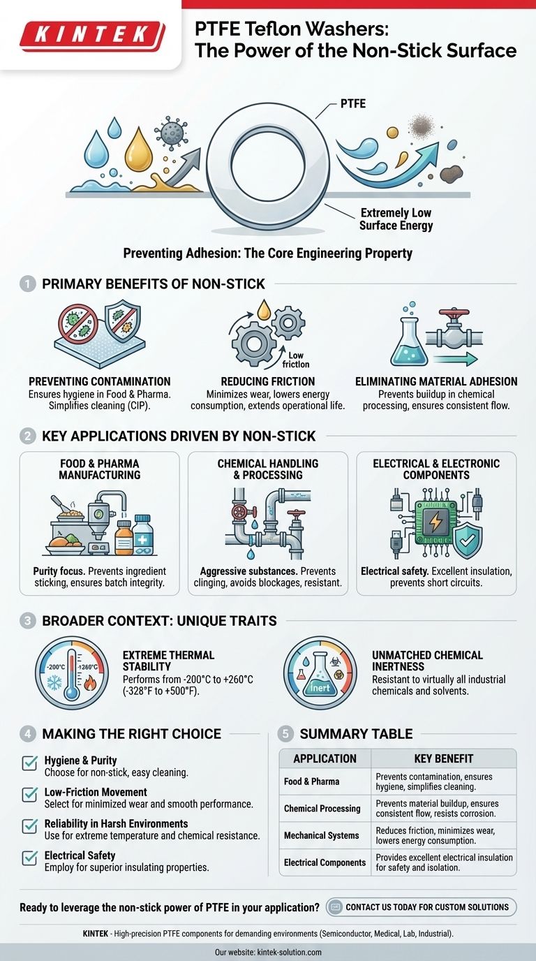 PTFE 테프론 와셔의 비점착성 표면은 응용 분야에 어떻게 기여합니까? 순도와 성능을 경험하세요 시각적 가이드