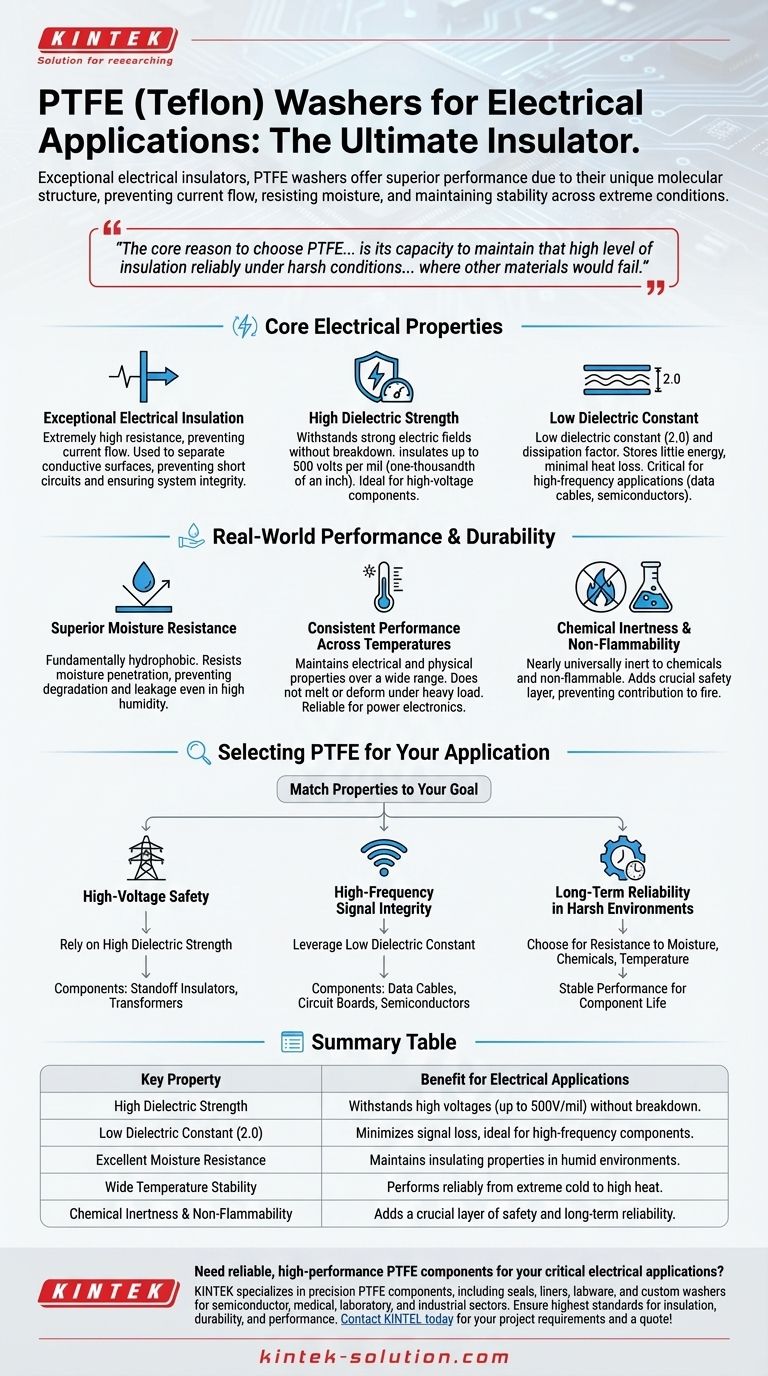 PTFE 테플론 와셔가 전기 응용 분야에 적합한 이유는 무엇입니까? 혹독한 환경을 위한 우수한 절연 시각적 가이드