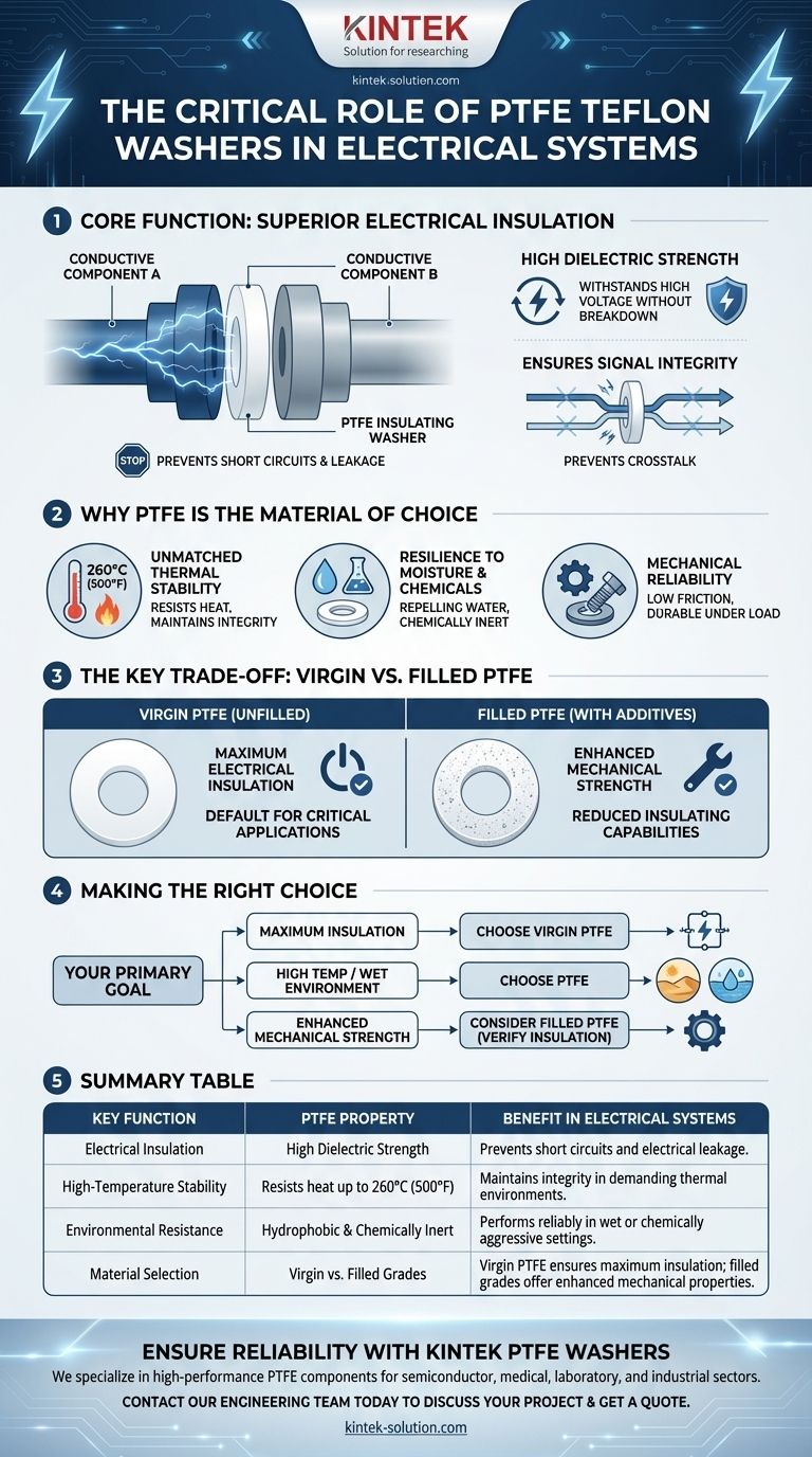 PTFE 테플론 와셔는 전기 시스템에서 어떤 역할을 합니까? 우수한 절연 및 안전 보장 시각적 가이드