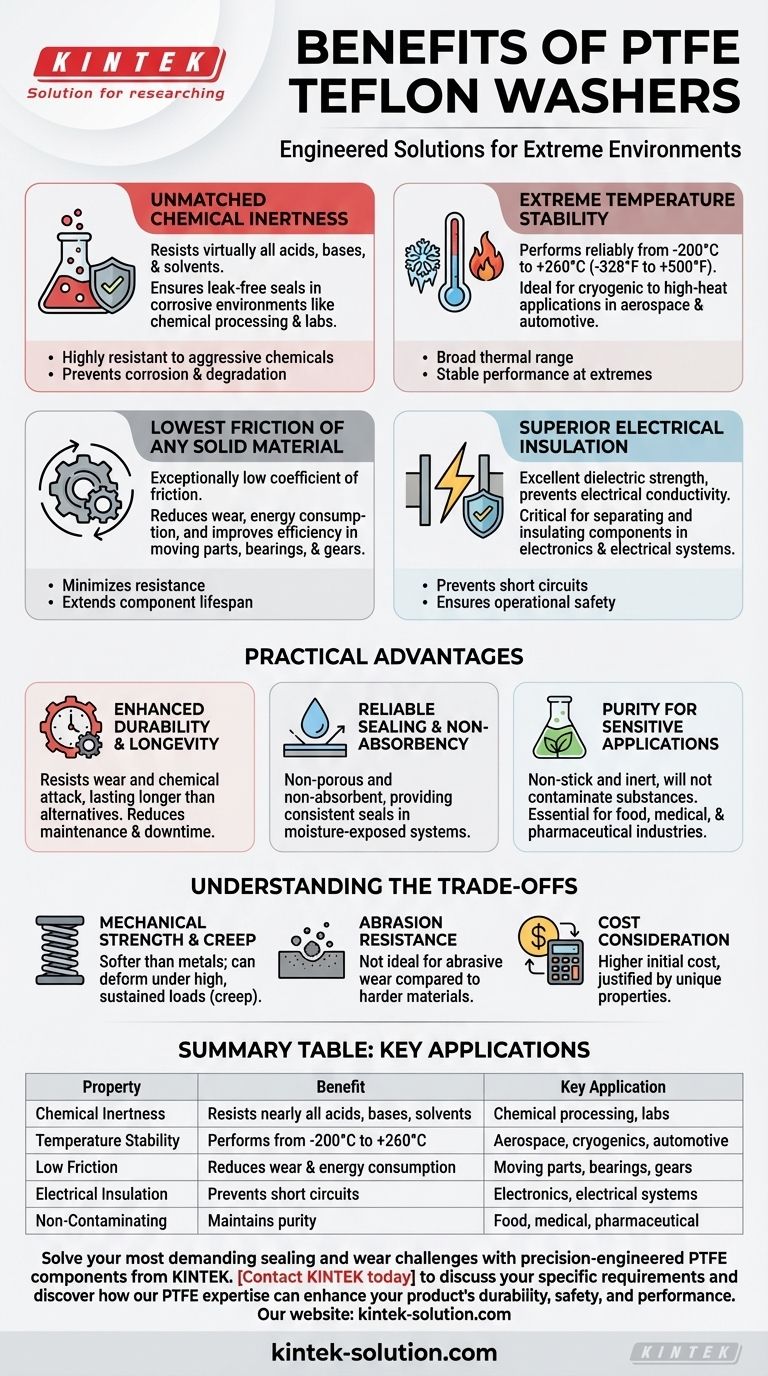 PTFE 테프론 와셔 사용의 전반적인 이점은 무엇입니까? 극한의 밀봉 및 마모 문제를 해결하세요. 시각적 가이드
