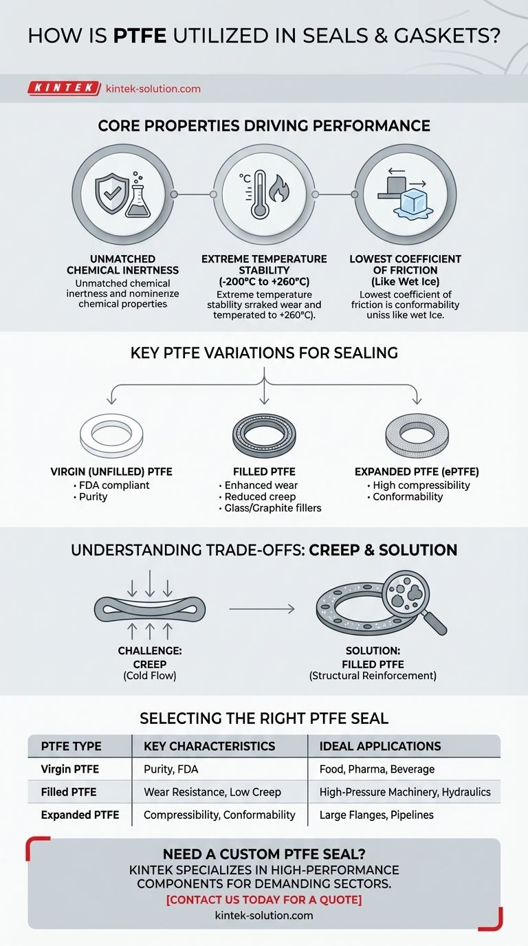 PTFE는 씰 및 개스킷에 어떻게 활용됩니까? 화학적 및 온도 저항성 활용 시각적 가이드
