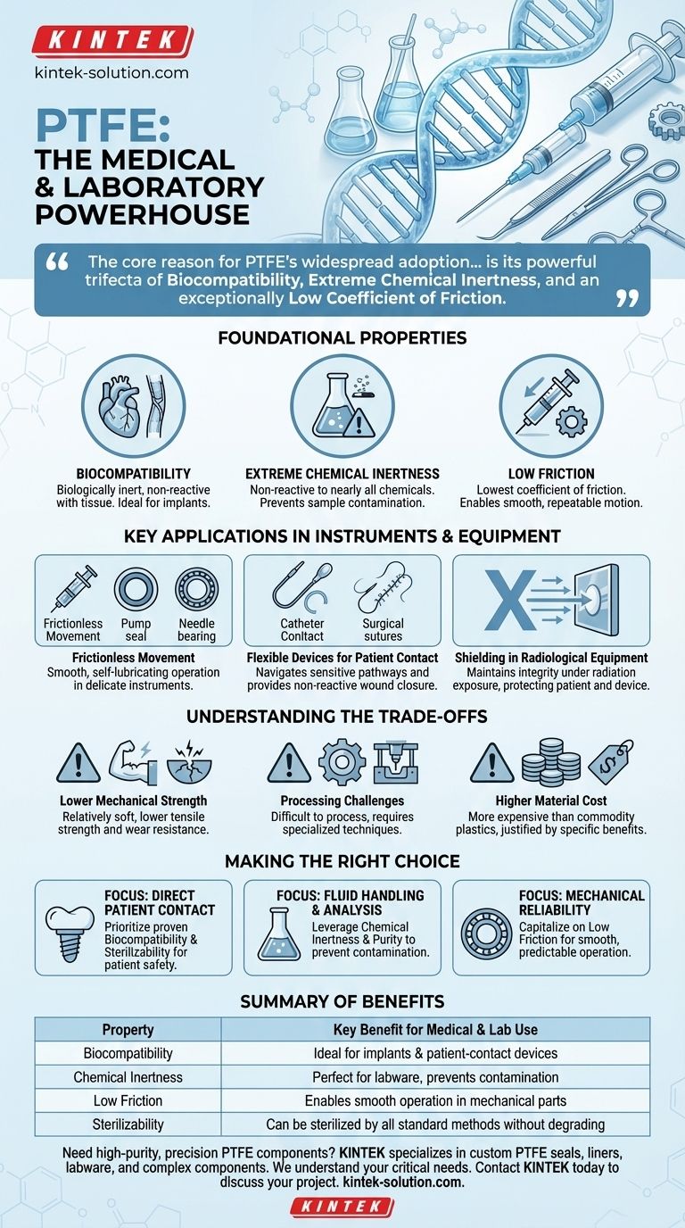 Каково применение ПТФЭ в медицинском и лабораторном оборудовании? Откройте для себя биосовместимость и химическую стойкость Визуальное руководство