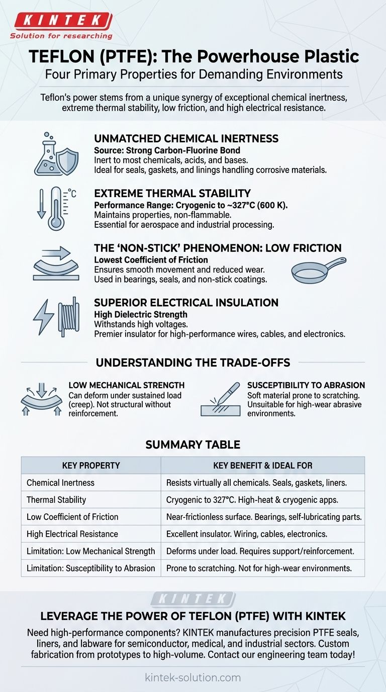 テフロンの「強力なプラスチック」としての主な特性は何ですか？比類のない性能を引き出す ビジュアルガイド