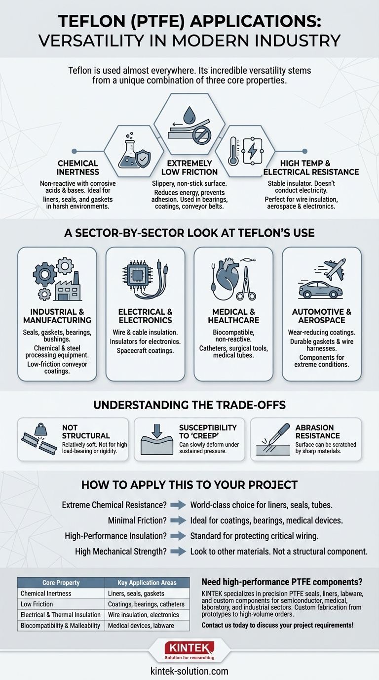 In welchen Anwendungen wird Teflon üblicherweise verwendet? Ein Leitfaden zu seinen vielseitigen industriellen Einsatzmöglichkeiten Visuelle Anleitung