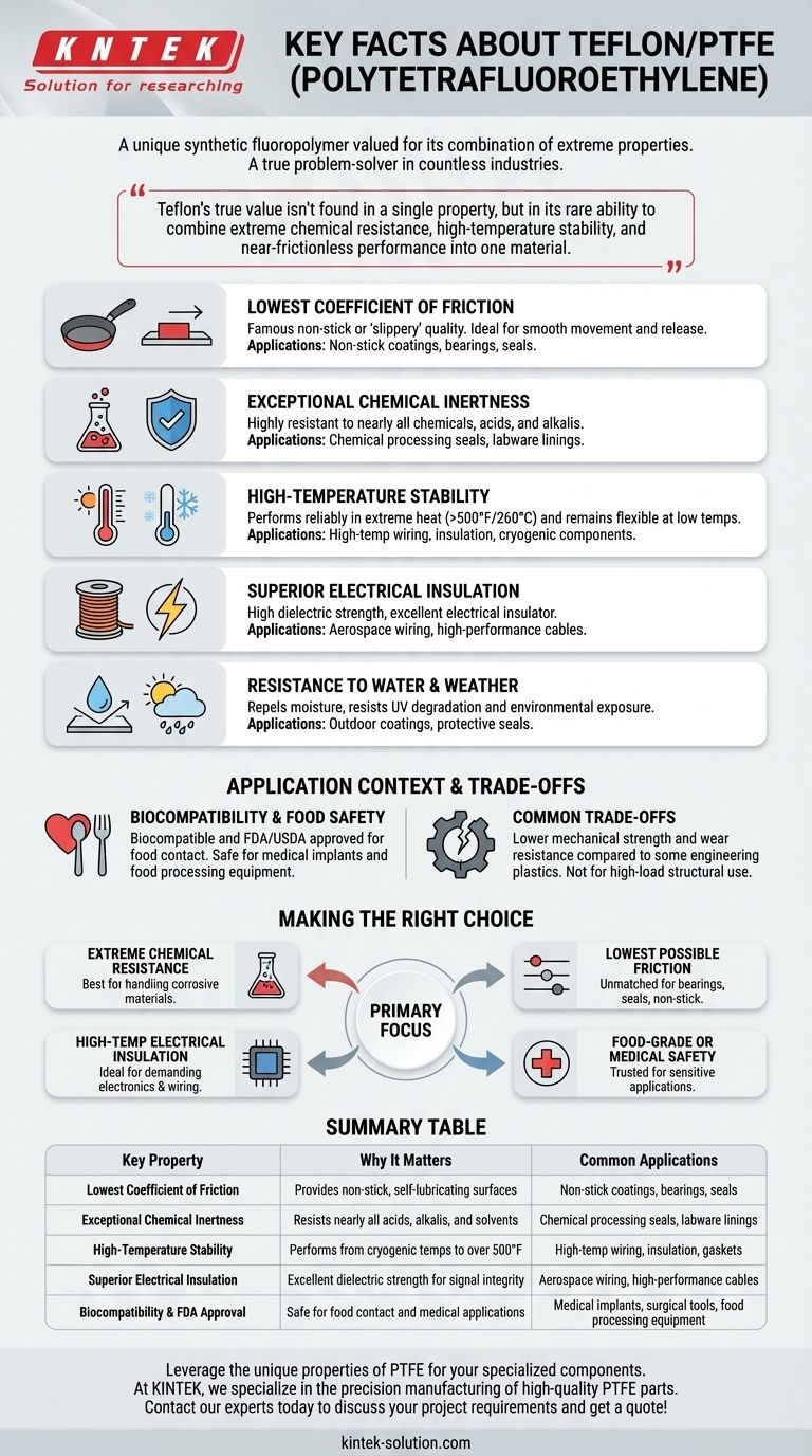 Каковы ключевые факты о тефлоне/ПТФЭ? Полное руководство по его уникальным свойствам и применению Визуальное руководство