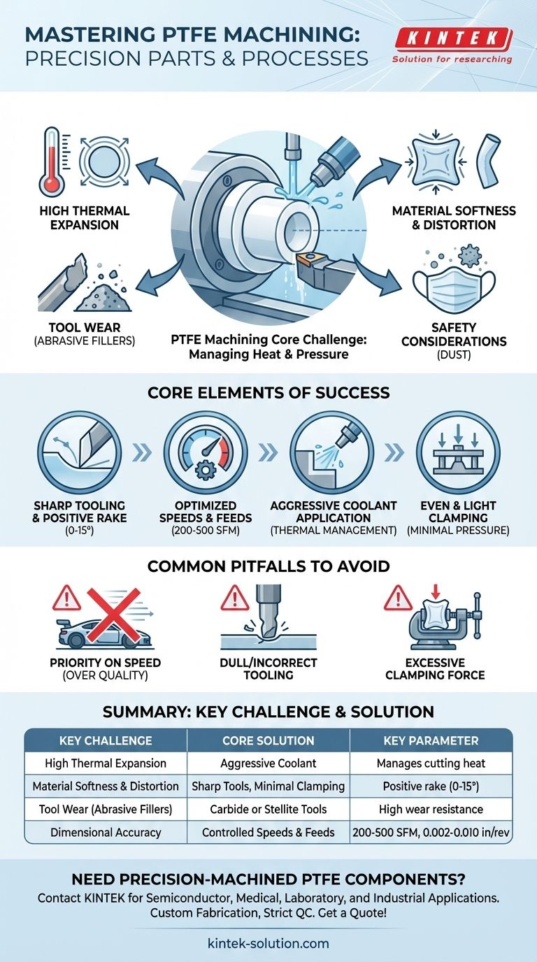 PTFE 부품의 가공 공정에는 무엇이 포함됩니까? 부드럽고 열에 민감한 재료를 위한 정밀도 마스터링 시각적 가이드