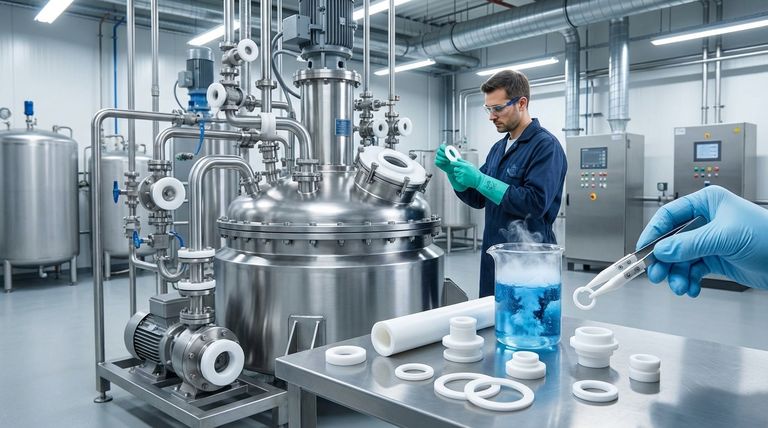 화학 처리 산업에서 테플론 로드는 어떻게 활용됩니까? 부식에 강한 씰, 라이너 및 밸브용