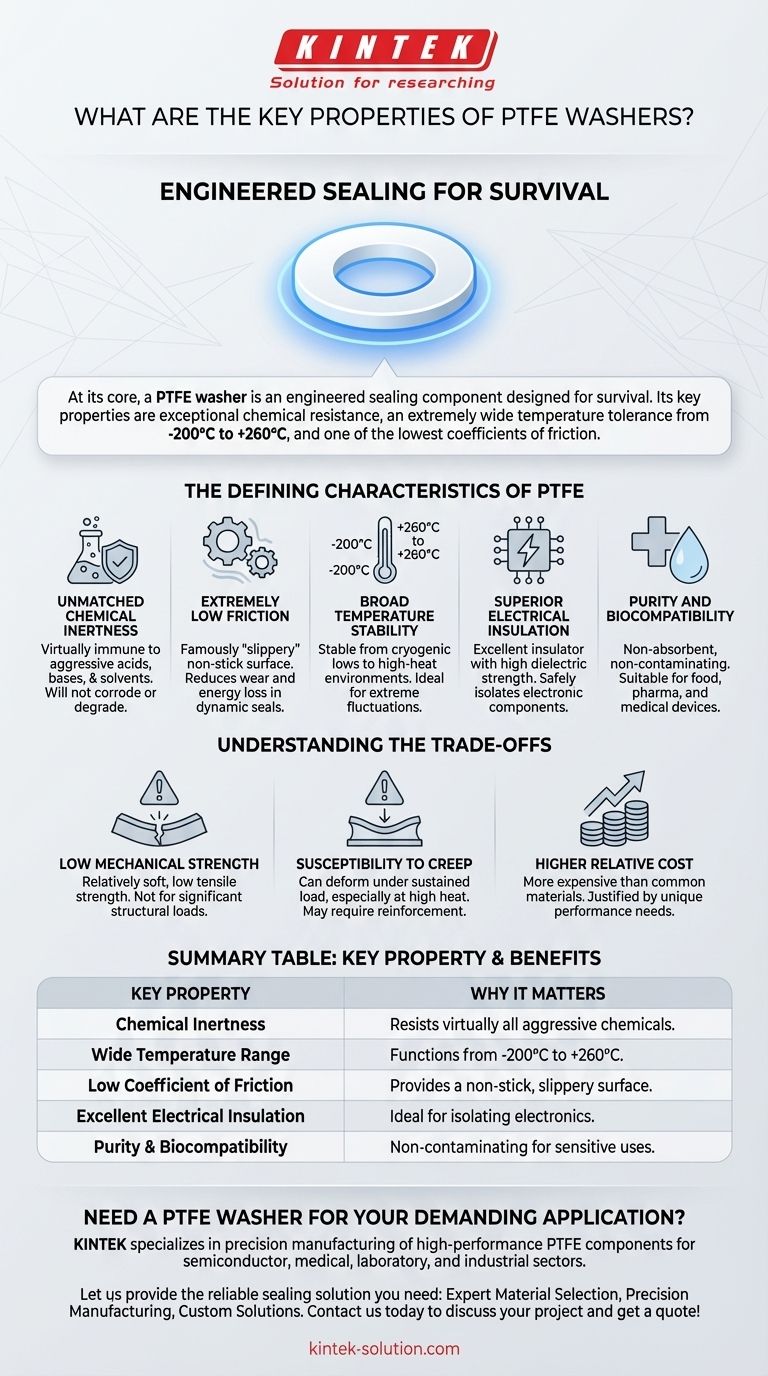 PTFE 와셔의 주요 특성은 무엇이며, 극한 환경에서 신뢰성을 보장하는 방법은 무엇입니까? 시각적 가이드
