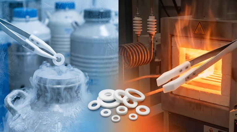 PTFE 와셔가 고온 및 저온 응용 분야에 이상적인 이유는 무엇입니까? 극한 환경에서 안정적인 성능 보장