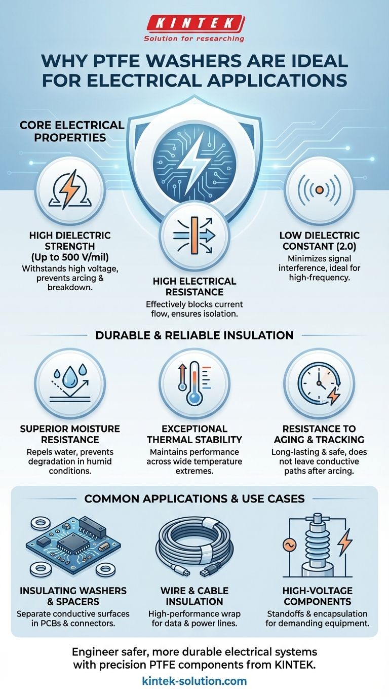 PTFE 와셔가 전기 응용 분야에 적합한 이유는 무엇입니까? 뛰어난 절연 및 신뢰성 확보 시각적 가이드