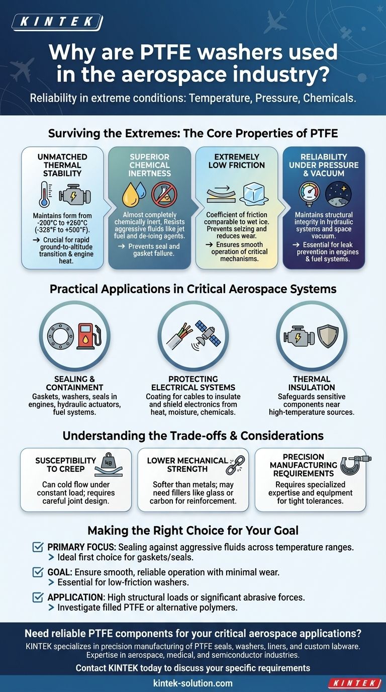 항공우주 산업에서 PTFE 와셔를 사용하는 이유는 무엇입니까? 극한 조건에서 신뢰성 보장 시각적 가이드