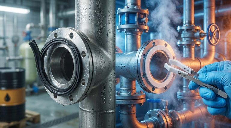 고무 개스킷과 PTFE 개스킷을 비교하면? 귀하의 응용 분야에 적합한 씰을 선택하십시오