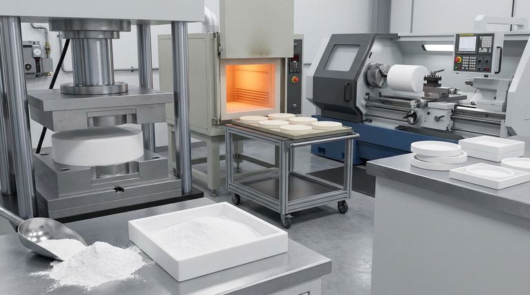 PTFE 개스킷의 압축 성형 공정에는 어떤 단계가 포함됩니까? 분말에서 정밀 씰까지