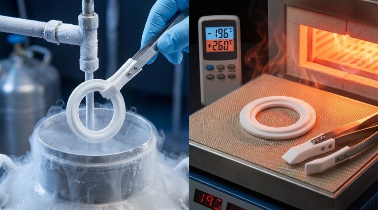 PTFE 개스킷이 극한 온도 환경에서 선호되는 이유는 무엇입니까? -200°C에서 +260°C까지 안정적인 밀봉을 구현하세요