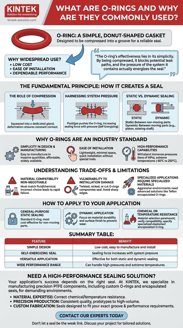 Что такое уплотнительные кольца (O-rings) и почему они широко используются? Руководство по простому и надежному уплотнению Визуальное руководство