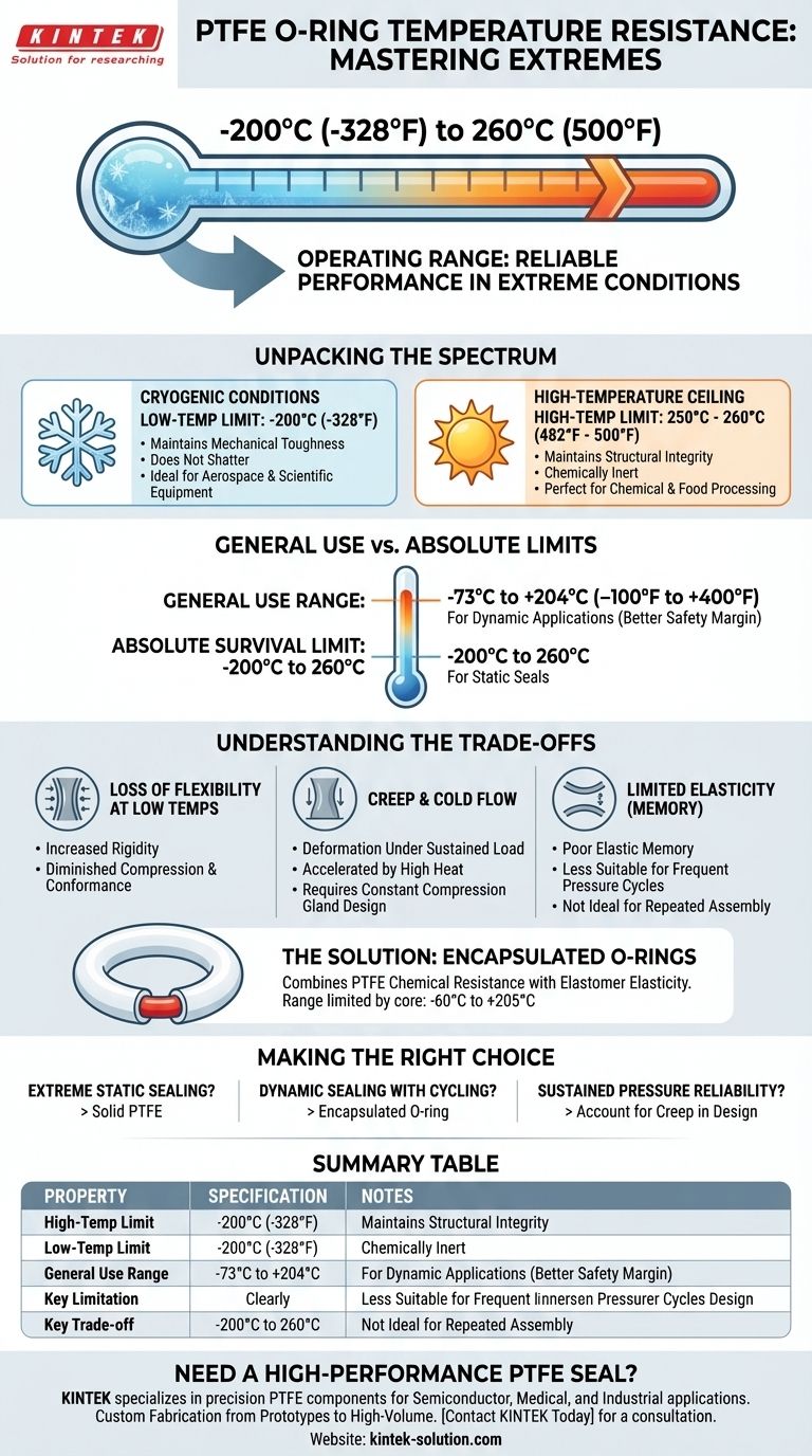 PTFE O-링의 내열성은 어떻습니까? -200°C에서 260°C의 극한 온도를 견딥니다. 시각적 가이드