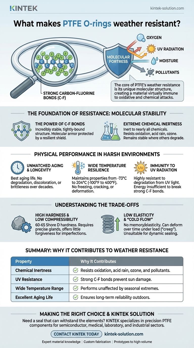 PTFE O-링이 내후성을 갖는 이유는 무엇입니까? 혹독한 환경을 위한 탁월한 내화학성 및 UV 내성 시각적 가이드