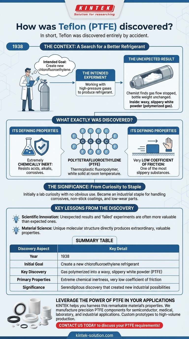 特氟龙（PTFE）是如何被发现的？彻底改变工业的意外发明 图解指南