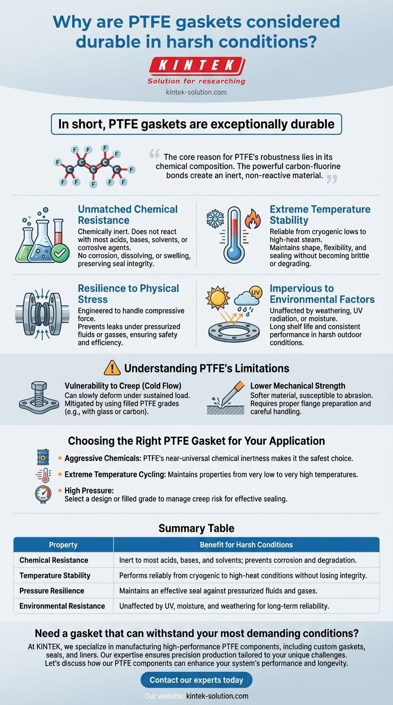 PTFE 개스킷은 왜 혹독한 조건에서 내구성이 있다고 여겨질까요? 비할 데 없는 화학 및 온도 저항성 시각적 가이드