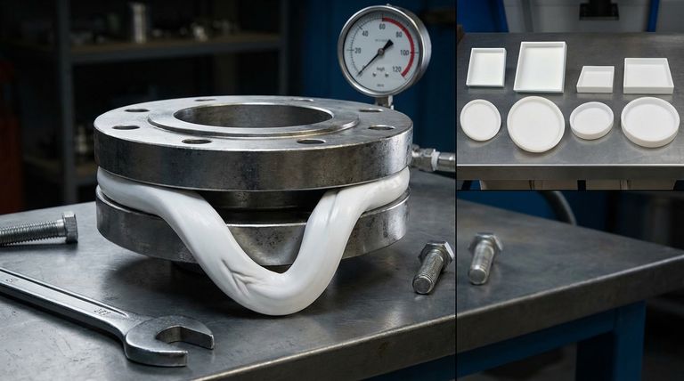 고압 응용 분야에서 PTFE 개스킷의 한계는 무엇인가요? 콜드 플로우 및 크리프 문제 극복하기