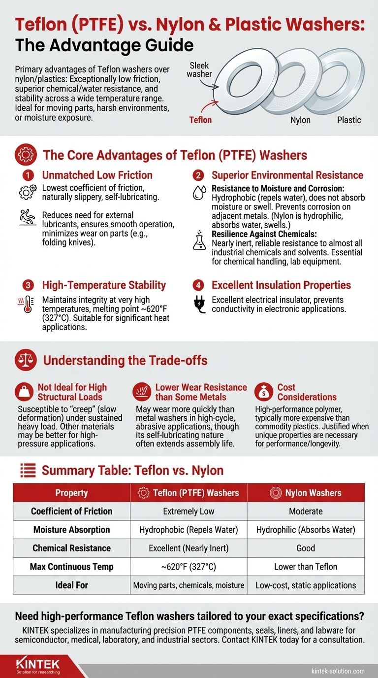 테플론 와셔가 나일론 및 플라스틱 와셔에 비해 갖는 장점은 무엇입니까? 가혹한 환경에서 뛰어난 성능을 달성하십시오. 시각적 가이드