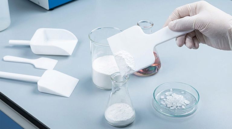 Quali sono alcune applicazioni specifiche delle spatole in PTFE in laboratorio? Garantire la purezza e la sicurezza del campione