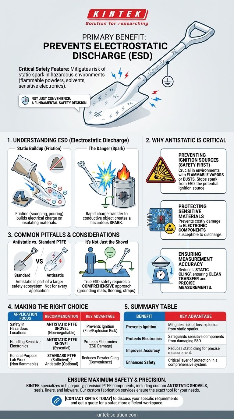 PTFE 삽의 정전기 방지 기능은 어떤 이점이 있나요? 화재 예방 및 민감한 전자 장치 보호 시각적 가이드