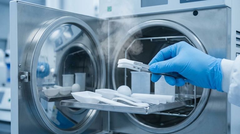 Qual è il significato che le palette in PTFE siano sterilizzabili in autoclave?