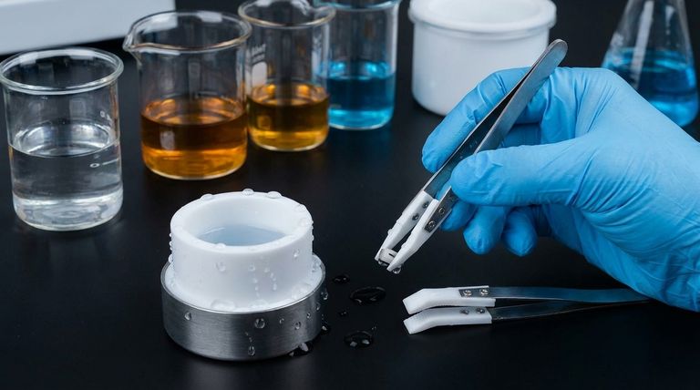 Wie interagiert PTFE mit Wasser und anderen Flüssigkeiten? Unübertroffene hydrophobe und chemisch inerte Eigenschaften