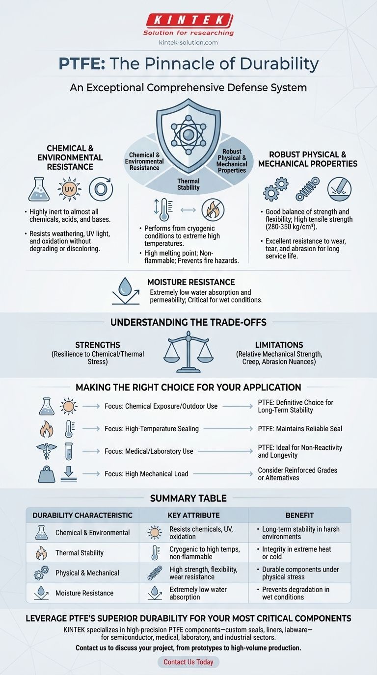 PTFE 的耐用性特征是什么？卓越的耐化学性和耐热性，适用于苛刻的应用 图解指南