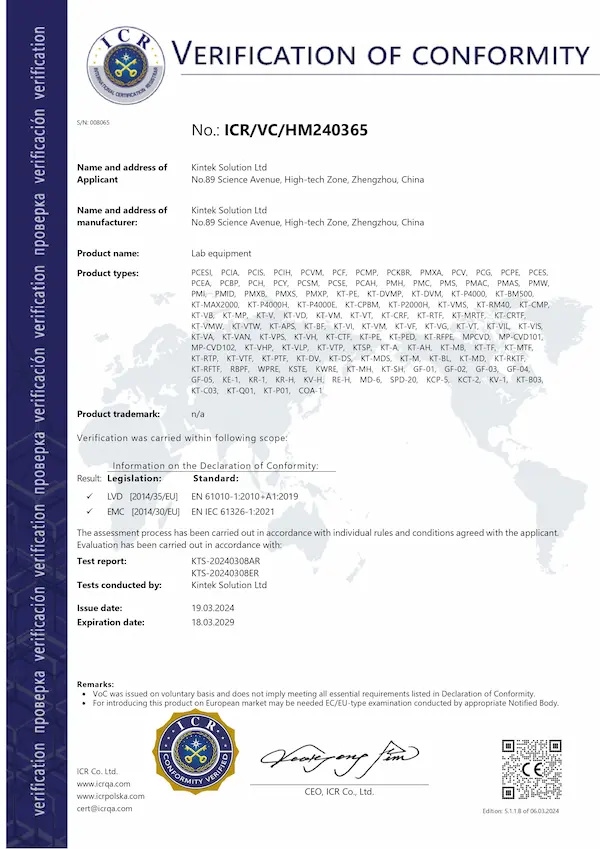 Kintek Solution Ltd CE