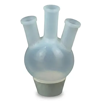 Matraces de Reacción de Laboratorio de Fluoropolímero con Múltiples Cuellos y Boca Estándar GL, Resistentes a la Corrosión, Personalizados de PFA PTFE