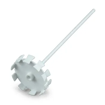 Paleta de agitación resistente a la corrosión de PTFE y disco de dispersión dentado personalizable para mezcla química y farmacéutica