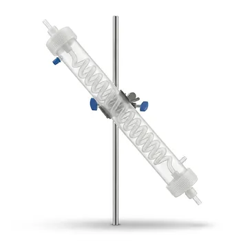 Condensador Serpentino y Recto PFA Personalizado, Dispositivo de Reacción Resistente al HF, Columna de Enfriamiento de Laboratorio