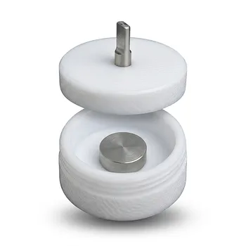 Dispositivo de Prueba de Célula de Botón PTFE Resistente a Ácidos Mecanizado Personalizable Pinza de Prueba Electroquímica de Alta Pureza