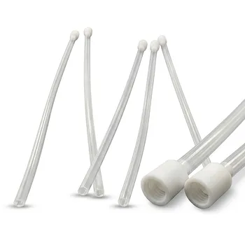 Tubos de muestra para RMN de PFA de alta pureza con tapones de PTFE. Material de laboratorio de fluoropolímero resistente a la corrosión
