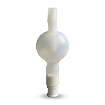Columna de cromatografía de PFA de alta pureza con frasco recolector, sistema de filtración de fluoropolímero resistente a la corrosión para análisis de trazas